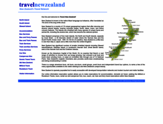 travelnewzealand.co.nz screenshot