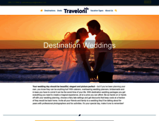 traveloniweddings.com screenshot