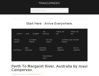 travelopaedic.com screenshot