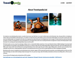 travelopedialtd.co.uk screenshot