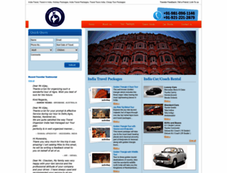 travelorganizerindia.com screenshot