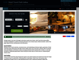 travelparkhotellisbon.com screenshot