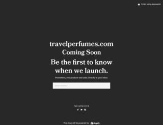 travelperfumes.com screenshot