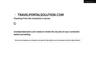 travelportalsolution.com screenshot