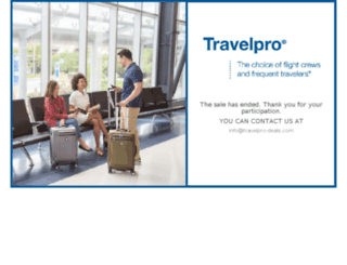 travelpro-deals.com screenshot