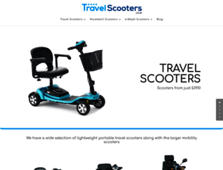 travelscooters.co.uk screenshot
