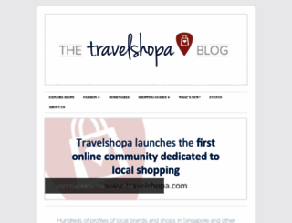 travelshopablog.wordpress.com screenshot