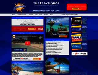 travelshopvacations.com screenshot