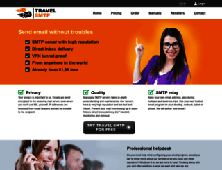 travelsmtp.com screenshot
