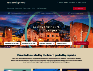 travelsphere.co.uk screenshot