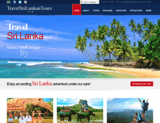 travelsrilankantours.com screenshot