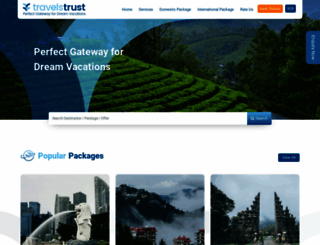 travelstrust.com screenshot