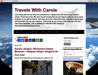 travelswithcarole.blogspot.com screenshot