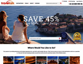 traveltalktours.com screenshot