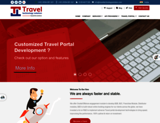 traveltechnologysolution.com screenshot