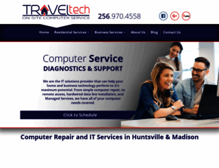 traveltechsupport.com screenshot