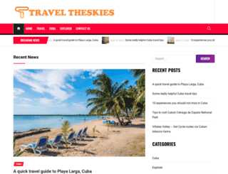traveltheskies.com screenshot
