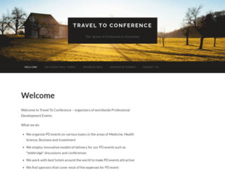 traveltoconference.com screenshot