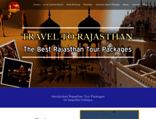 traveltorajasthan.in screenshot