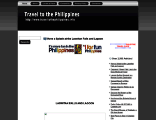 traveltothephilippines.info screenshot