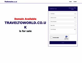 traveltoworld.co.uk screenshot