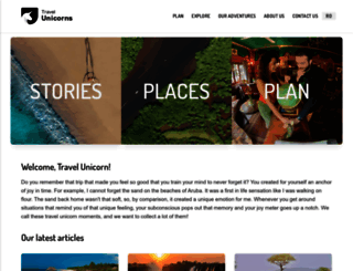 travelunicorns.com screenshot