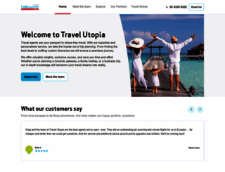 travelutopia.com.au screenshot
