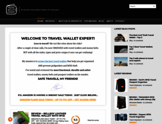 travelwalletexpert.com screenshot