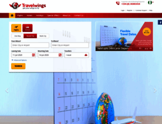 travelwings.com.ng screenshot
