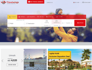 travelwings.com screenshot
