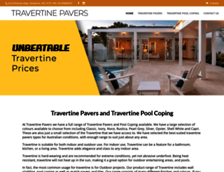 travertine-pavers.com.au screenshot