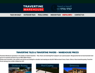 travertine-tiles-pavers.com.au screenshot