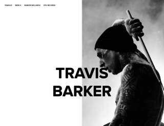 travisbarker.com screenshot