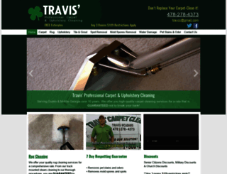 traviscarpetcleaning.com screenshot