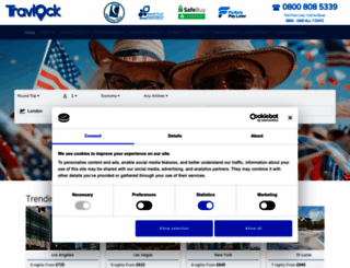 travlock.co.uk screenshot