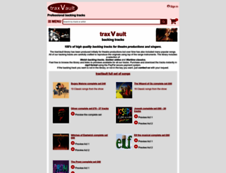traxvault.com screenshot