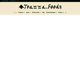 trazzafoods.com screenshot