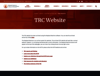 trc.ca screenshot