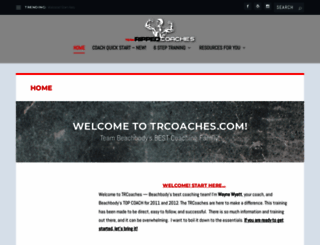 trcoaches.com screenshot