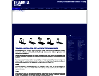 treadmillbelting.com screenshot