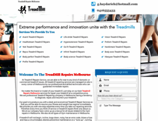 treadmillrepairs-service.com.au screenshot