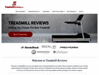 treadmillreviews.com screenshot