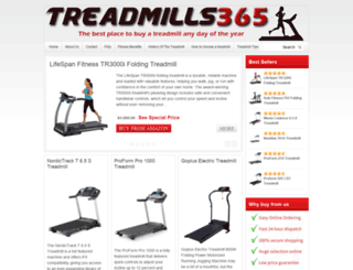 treadmills365.com screenshot