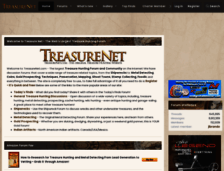 treasurenet.com screenshot