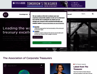 treasurers.org screenshot