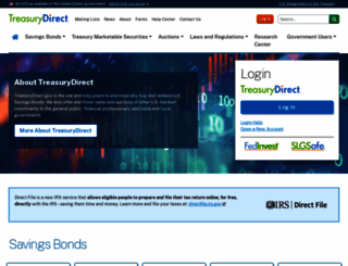 treasurydirect.gov screenshot