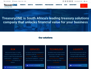 treasuryone.co.za screenshot