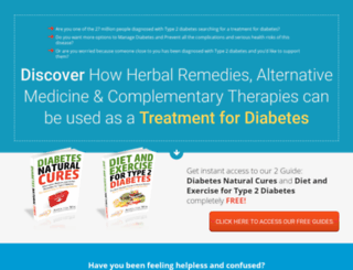 treatmentfordiabetesinfo.com screenshot