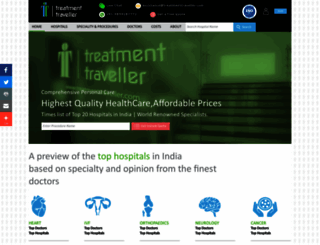 treatmenttraveller.com screenshot