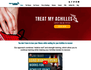 treatmyachilles.com screenshot